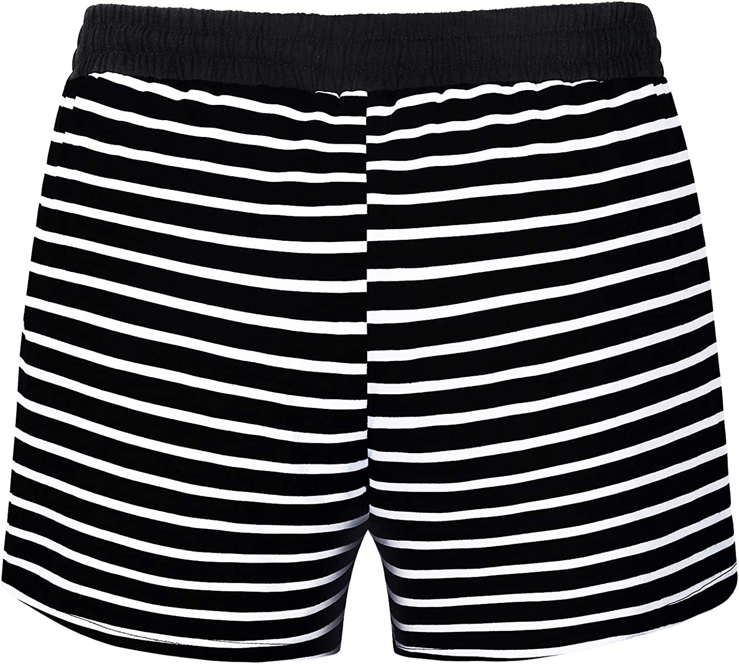 Blevonh Elastic Waist Soft Lounge Shorts Casual Pajama Shorts with Pockets - Image 2